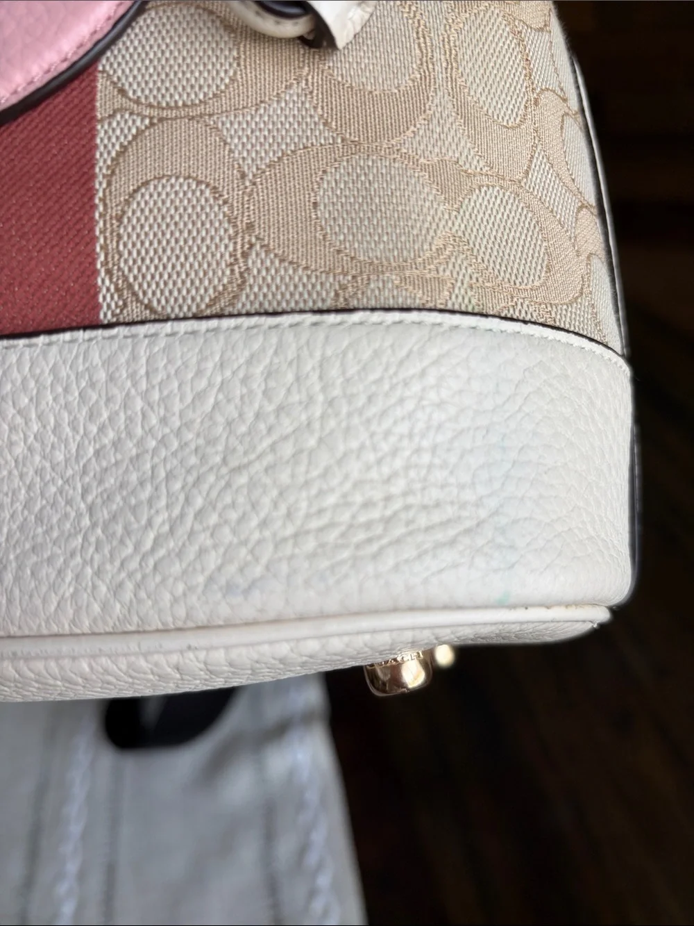 Coach Dempsey Drawstring Bucket Bag - Picture 6 of 13
